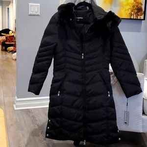 Karl lagerfeld  long black winter coat